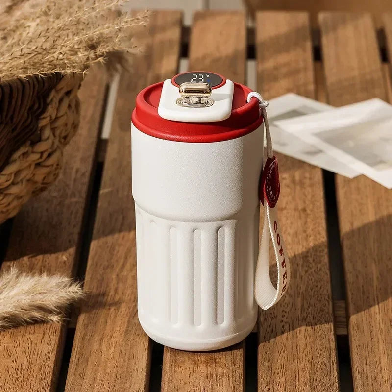 LED Display Smart Thermos Bottle – Hot & Cold Flask - SmartPursue™