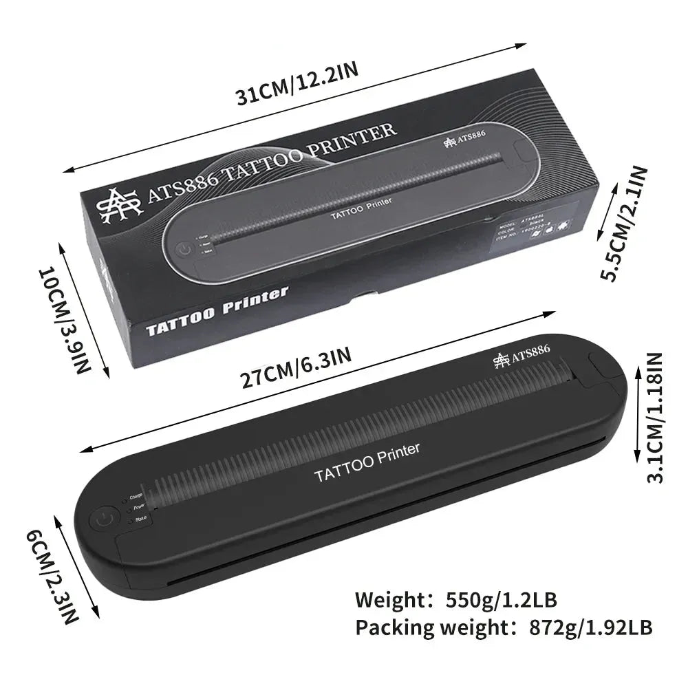 Wireless Tattoo Stencil Printer - SmartPursue™