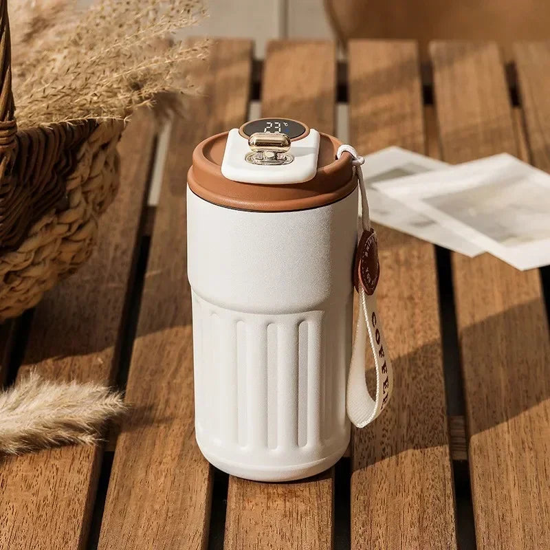 LED Display Smart Thermos Bottle – Hot & Cold Flask - SmartPursue™