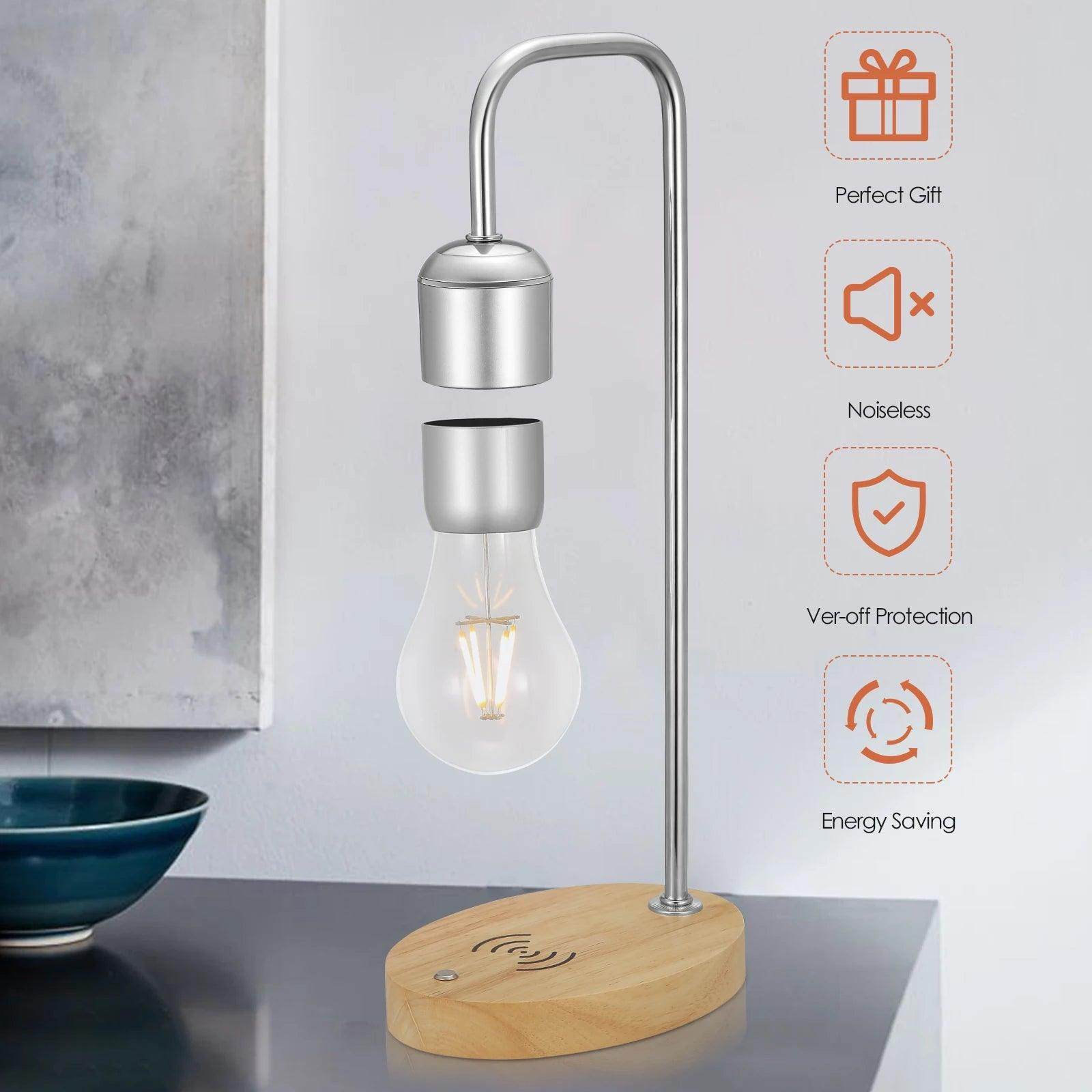 Modern Levitating Lamp With Floating Light Bulb - SmartPursue™