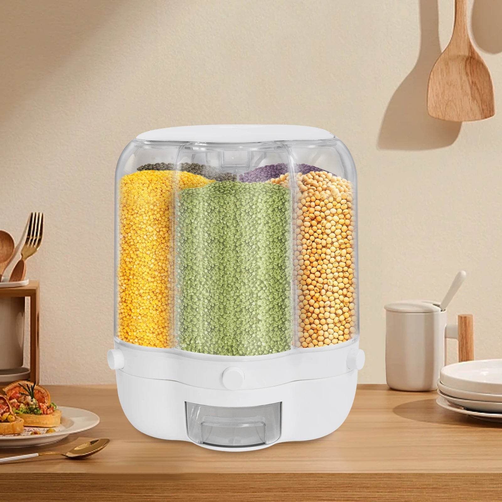 6-Grid Rotating Food Dispenser - SmartPursue™