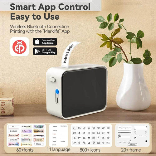 Bluetooth Thermal Label Printer - SmartPursue™