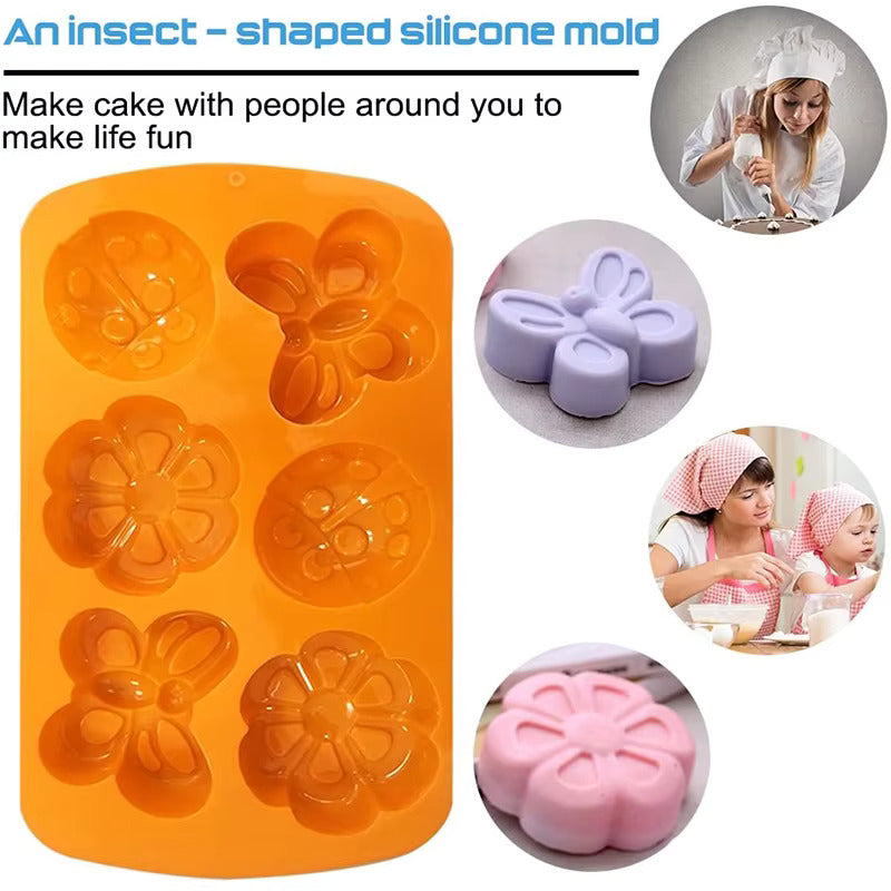 Insect Silicone Mold for Cake Decorating - SmartPursue™
