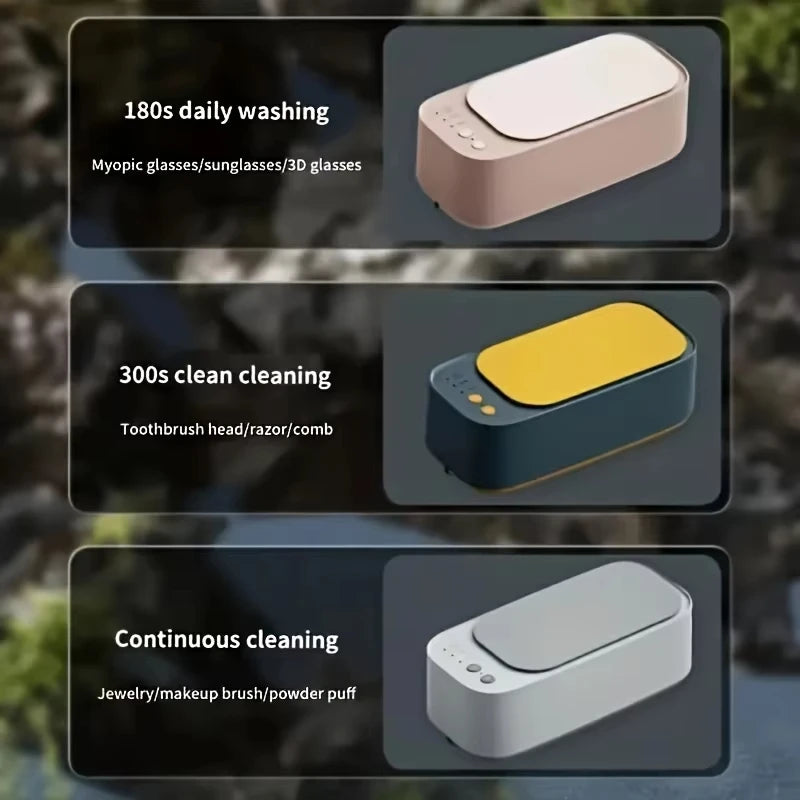 🧼 EraClean Ultrasonic Cleaner – High-Frequency Portable Cleaning Machine - SmartPursue™
