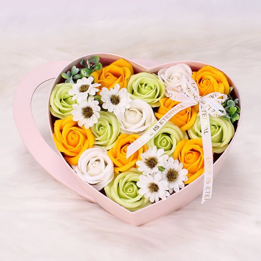 13Pcs Heart Shape Rose Gift Box Fusion Gifts