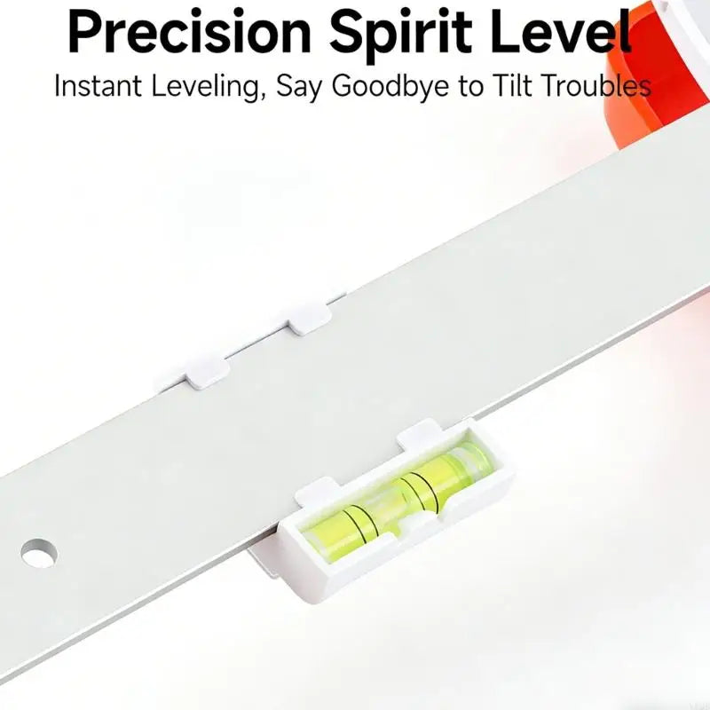 Professional Balance Ruler with Built-In Bubble Level – Picture Hanging Tool - SmartPursue™