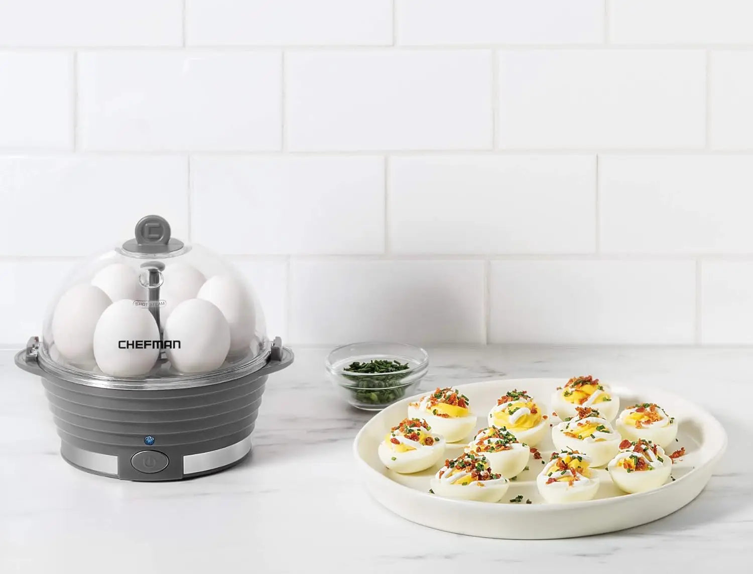 🍳 6‑Egg Rapid Electric Cooker – Steam, Poach & Boil with Ease - SmartPursue™