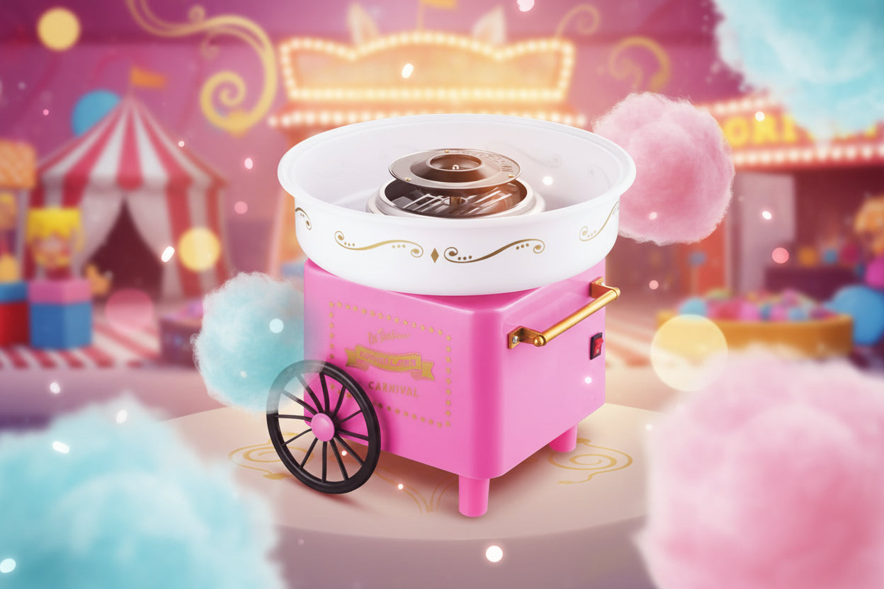 Electric DIY Cotton Candy Maker – Portable Fairy Floss Machine