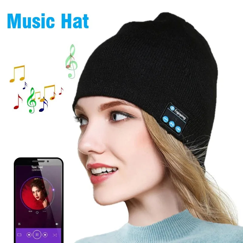 🎶 Wireless Bluetooth Music Hat – Winter Knitted Beanie with Headphones Diversi Fusion™