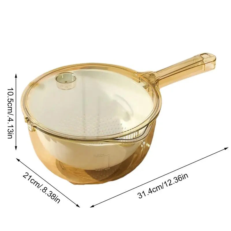 🥦 Creative Multifunctional Draining Basket with Spout Smart Kitchen & Home