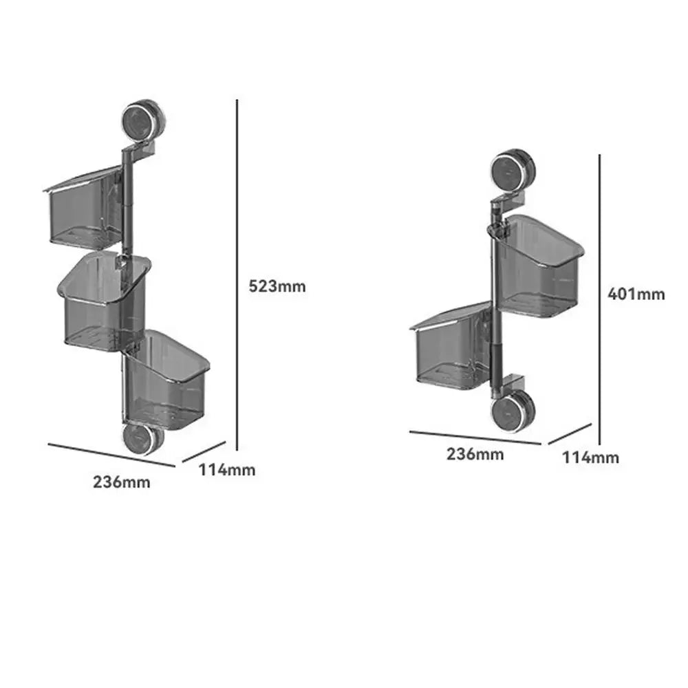 🧼 Wall-Mounted Rotatable Storage Basket Smart Kitchen & Home