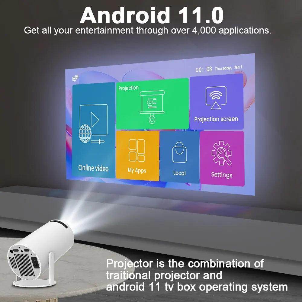 Portable 4K Projector - Home Cinema Outdoor Projetor - SmartPursue™