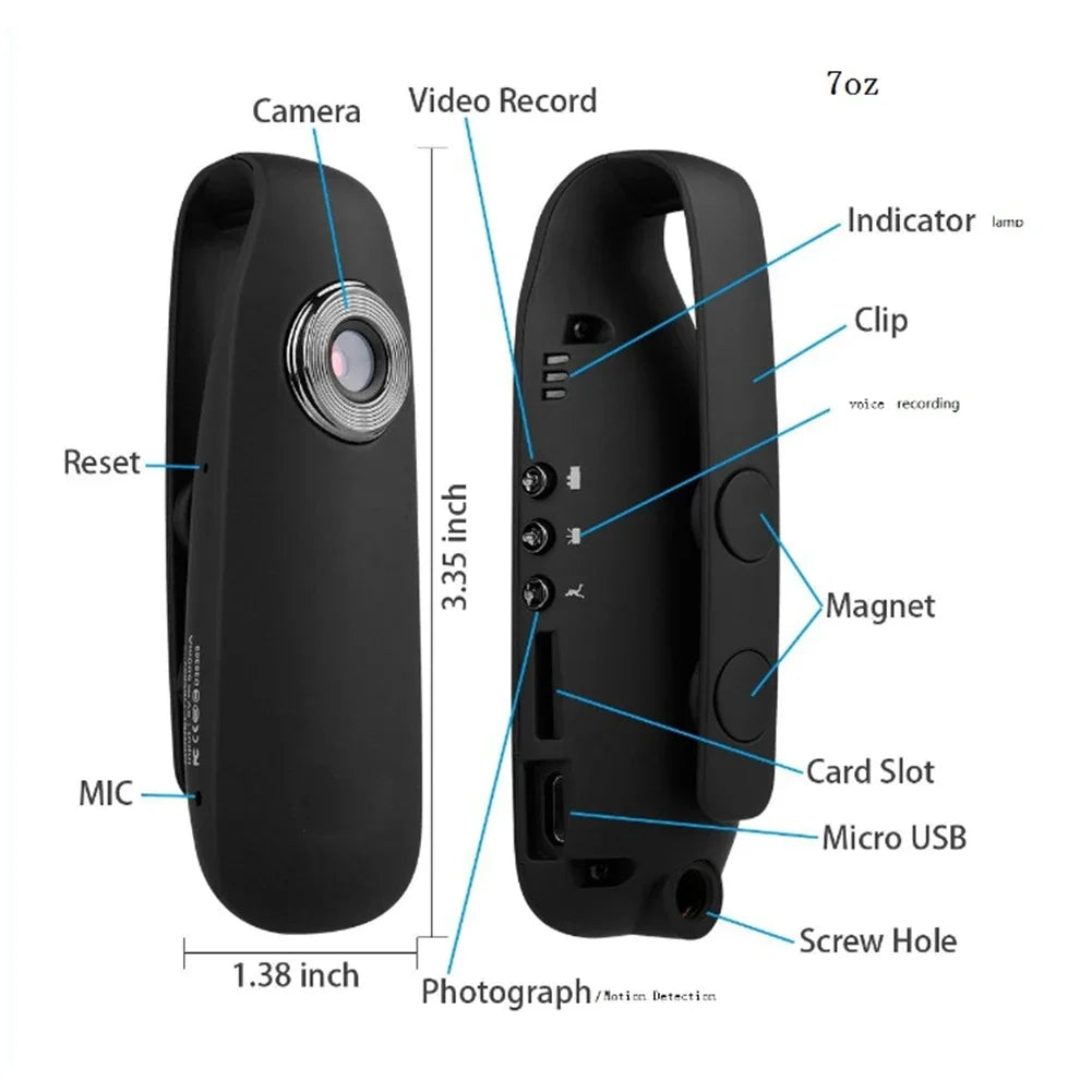 🎥 Mini Portable HD Micro Camera SmartPursue™