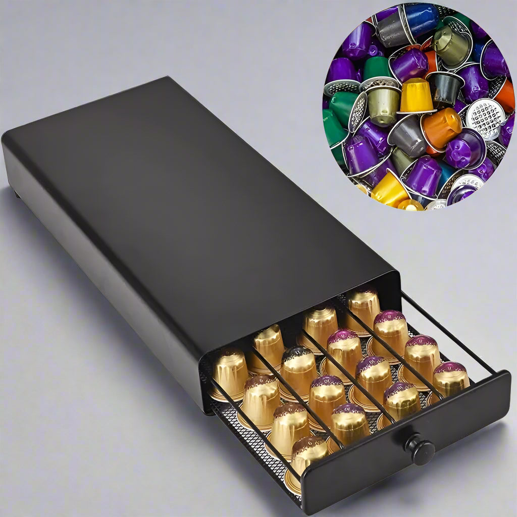 ☕ 40 Nespresso Pods Coffee Drawer Holder - SmartPursue™