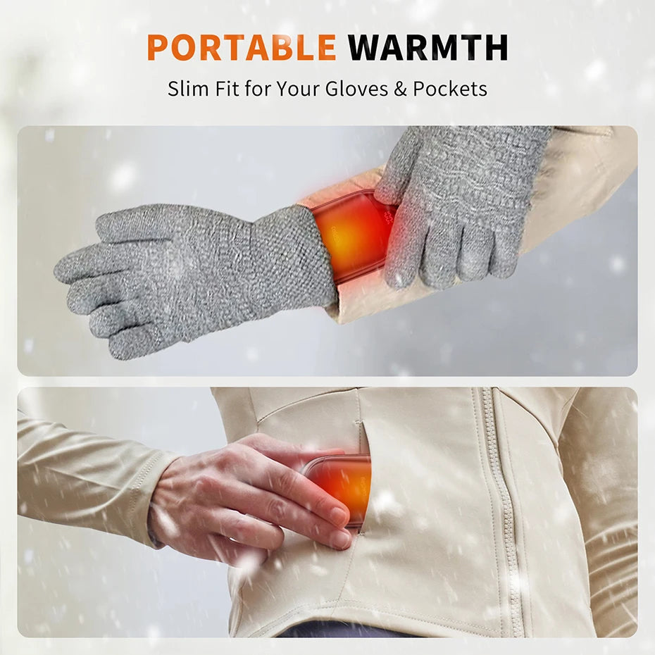 🔥 Rechargeable Hand Warmers 2-Pack – Magnetic Electric Pocket Heater SmartPursue™