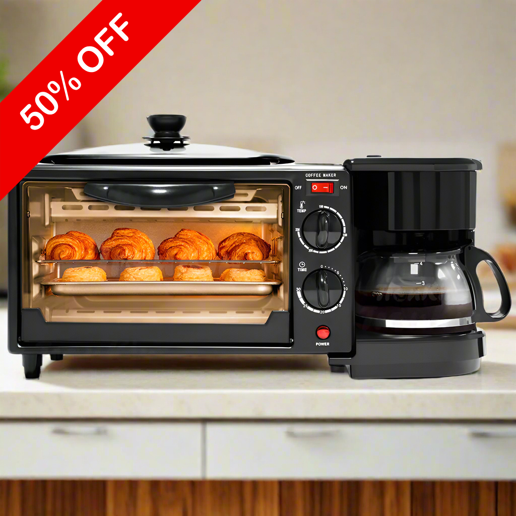 3-in-1 Breakfast and Sandwich Maker Travel & Portable Gadgets