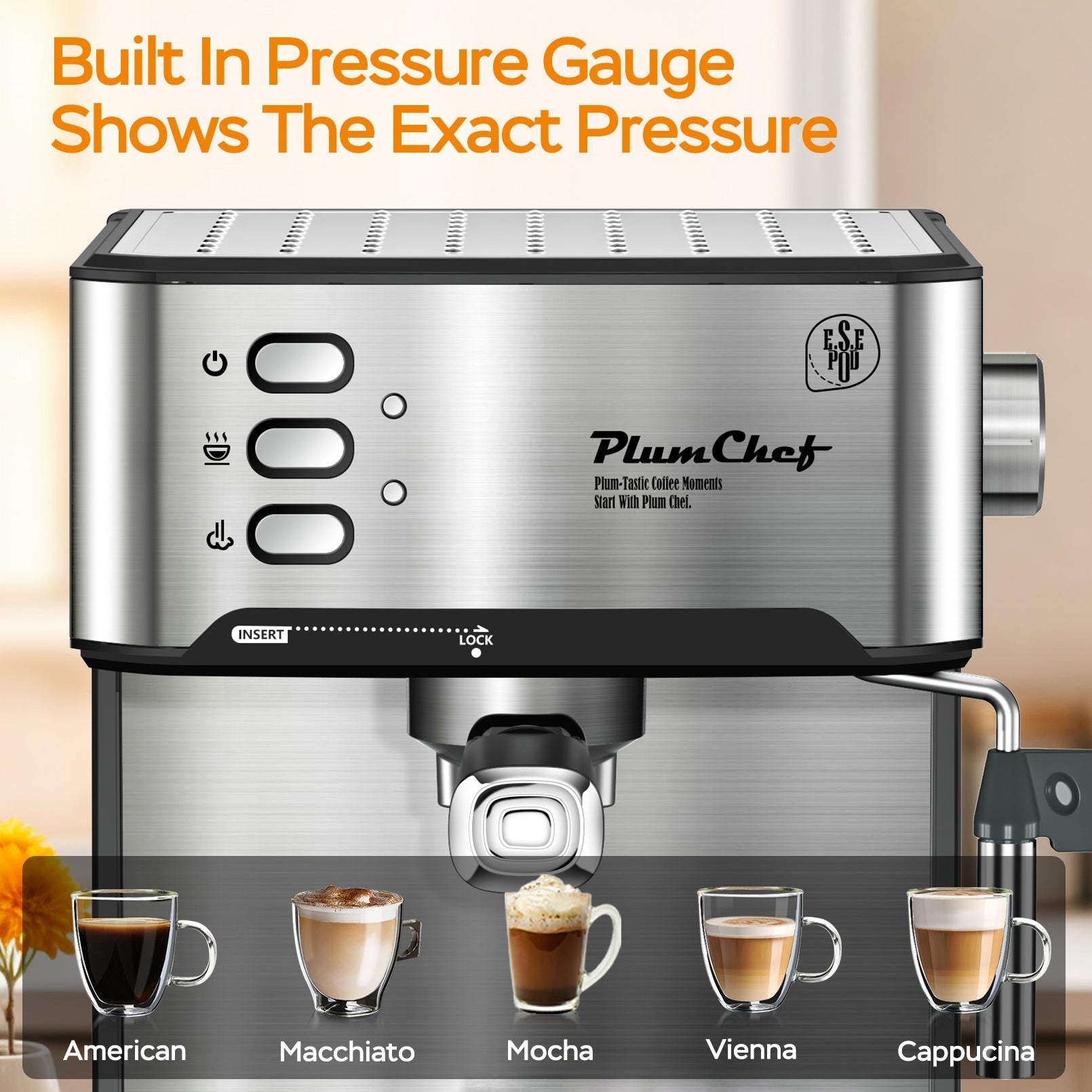 ☕ 20-Bar Professional Espresso Machine Smart Kitchen & Home