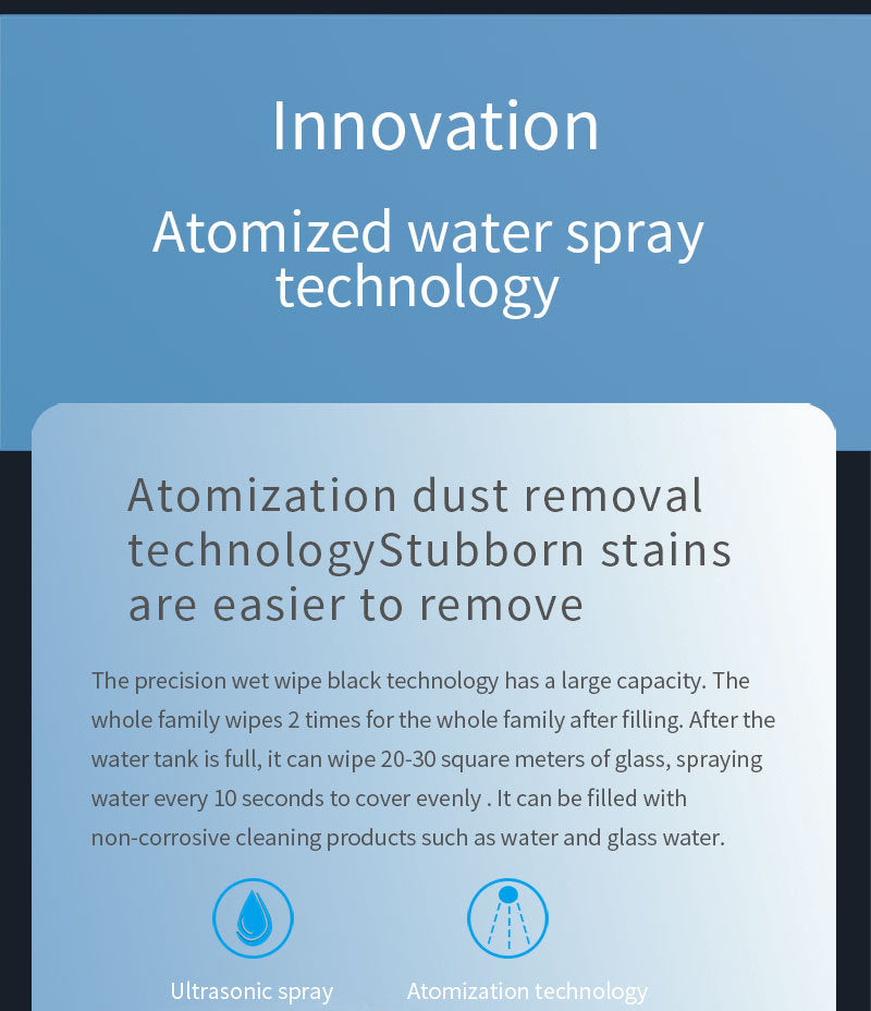 Smart Window Cleaner Robot – Auto Spray Glass & Tile Cleaning Robot - SmartPursue™