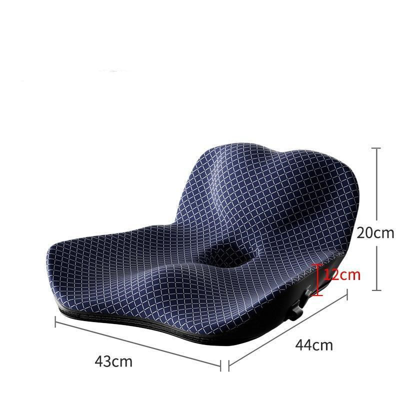 🔥 Heated Cushion with Backrest – Office & Home Ergonomic Seat Pad CJ