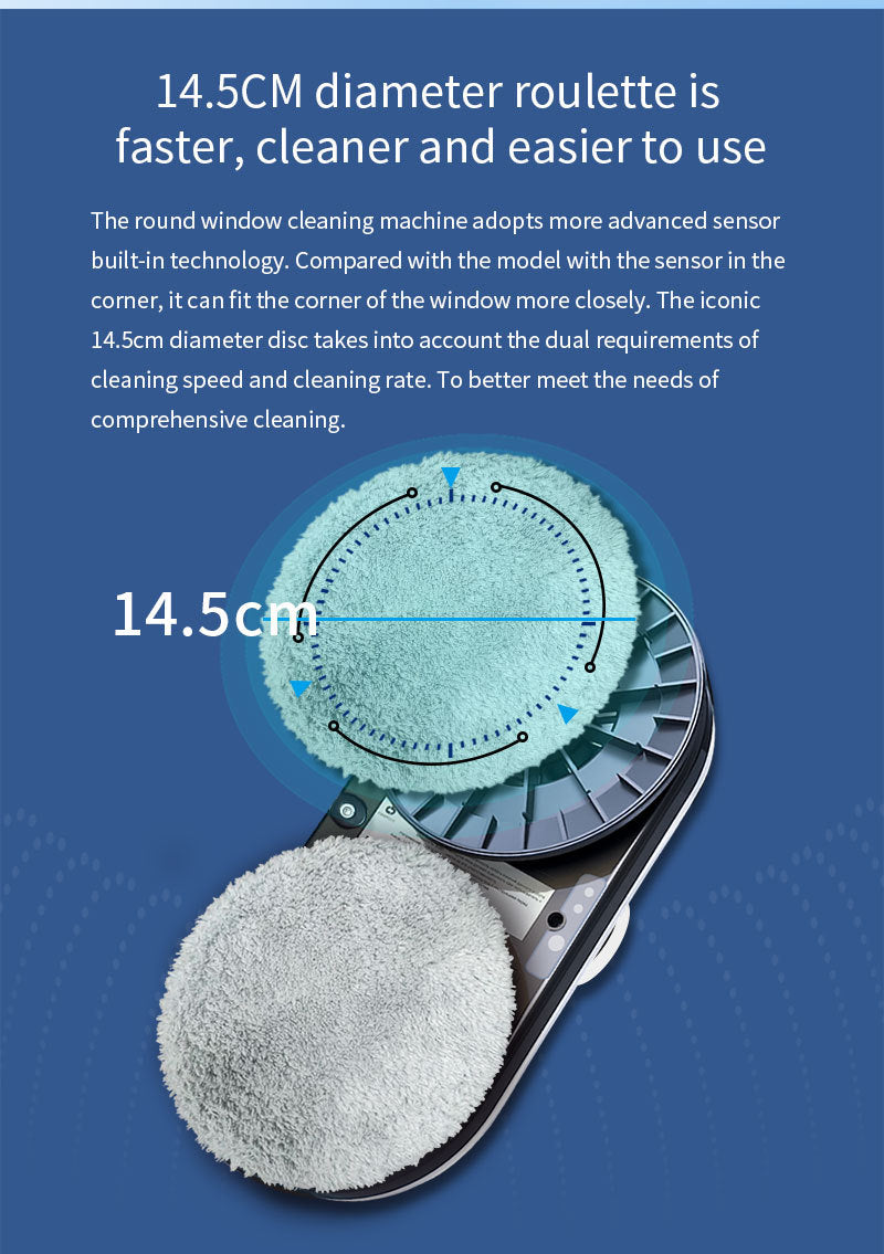 Smart Window Cleaner Robot – Auto Spray Glass & Tile Cleaning Robot - SmartPursue™