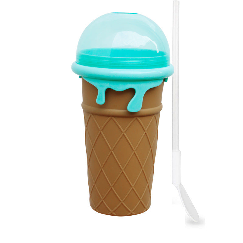 Magic Slushy Maker Cup – 500ml Squeeze & Freeze Smoothie Cup | No Blender Needed