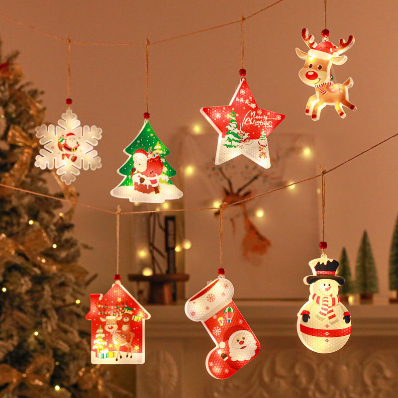 🎨 Bar Atmosphere Christmas Lights – Colorful LED Holiday Décor CJ