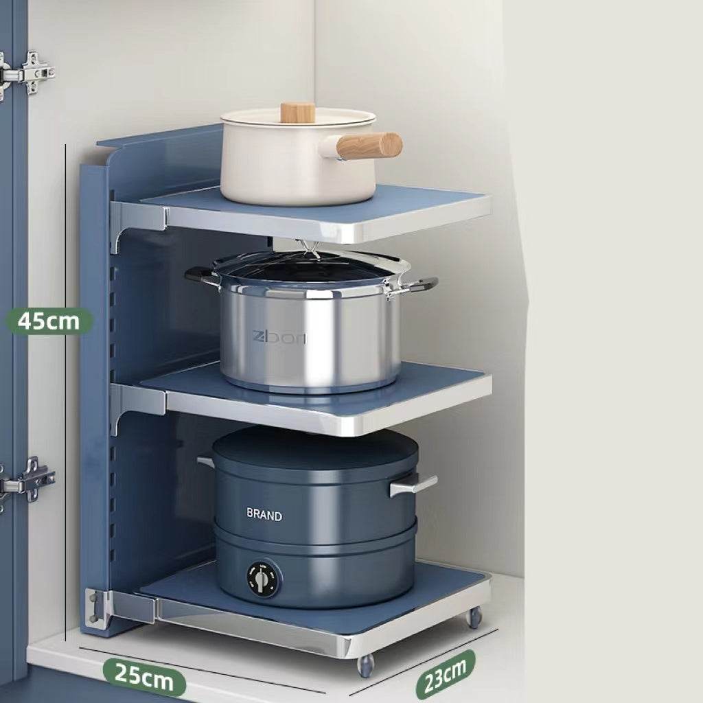 Multi-Layer Under Sink Kitchen Pot Rack - SmartPursue™