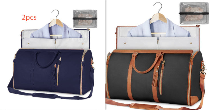 👜 Large Travel Duffle Bag – Waterproof Folding Suit & Clothes Tote CJ