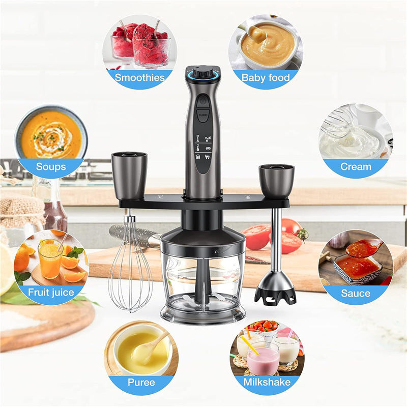 Handheld Immersion Blender – 1000W Stick Blender Smart Kitchen & Home