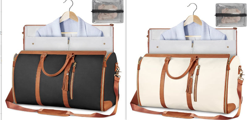👜 Large Travel Duffle Bag – Waterproof Folding Suit & Clothes Tote CJ