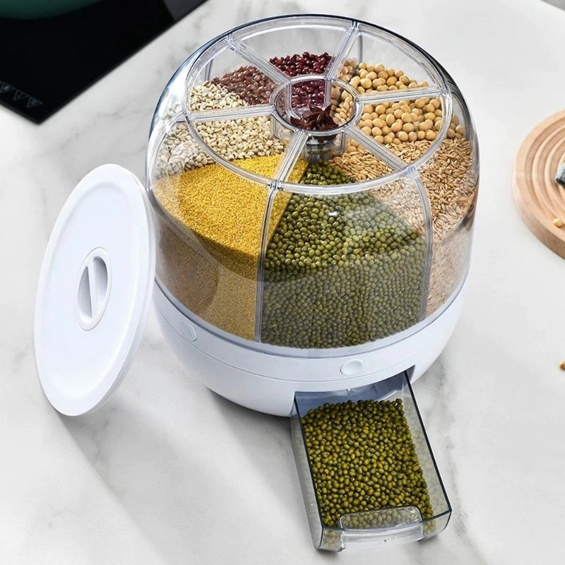 360° Rotating Grain Storage Container - SmartPursue™