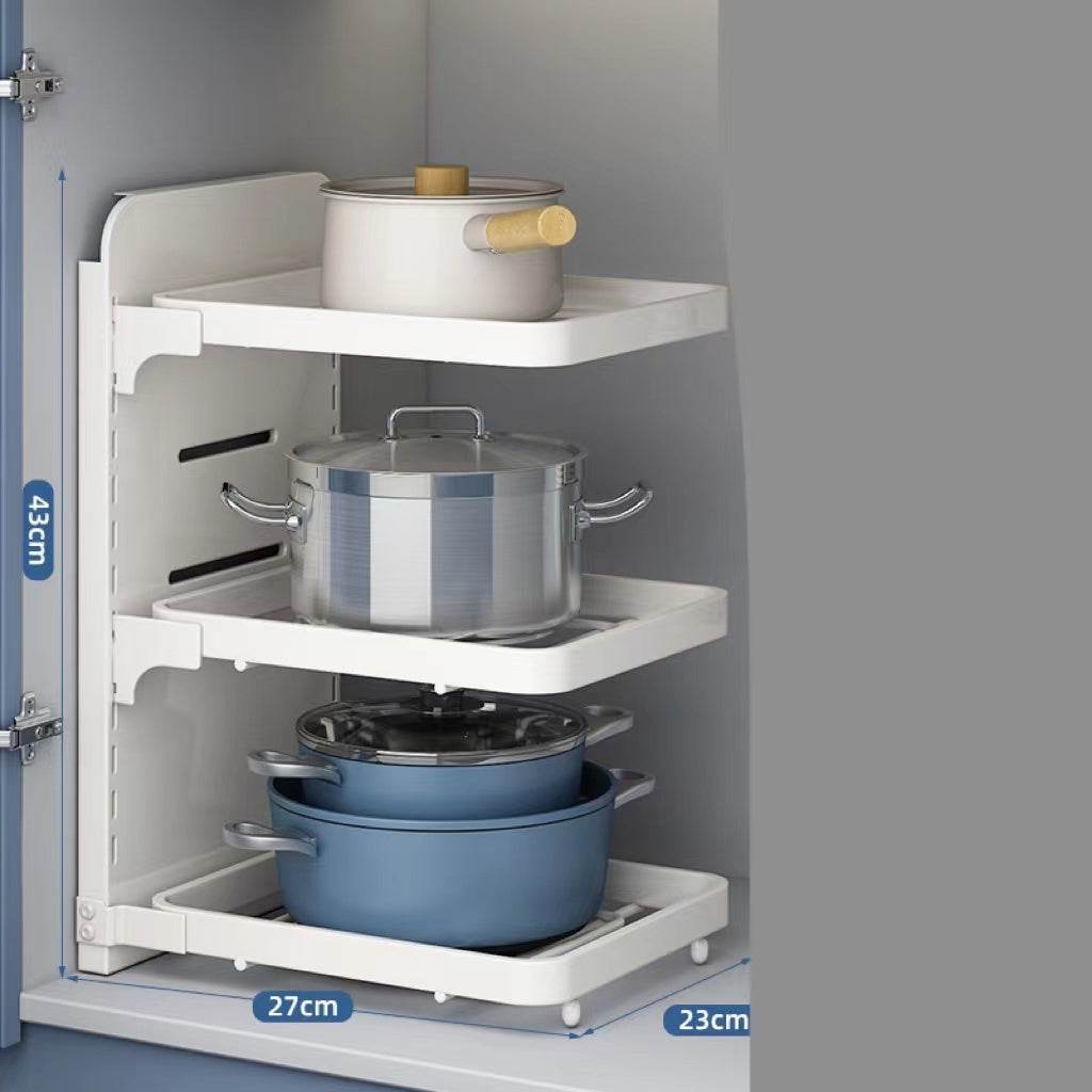 Multi-Layer Under Sink Kitchen Pot Rack - SmartPursue™