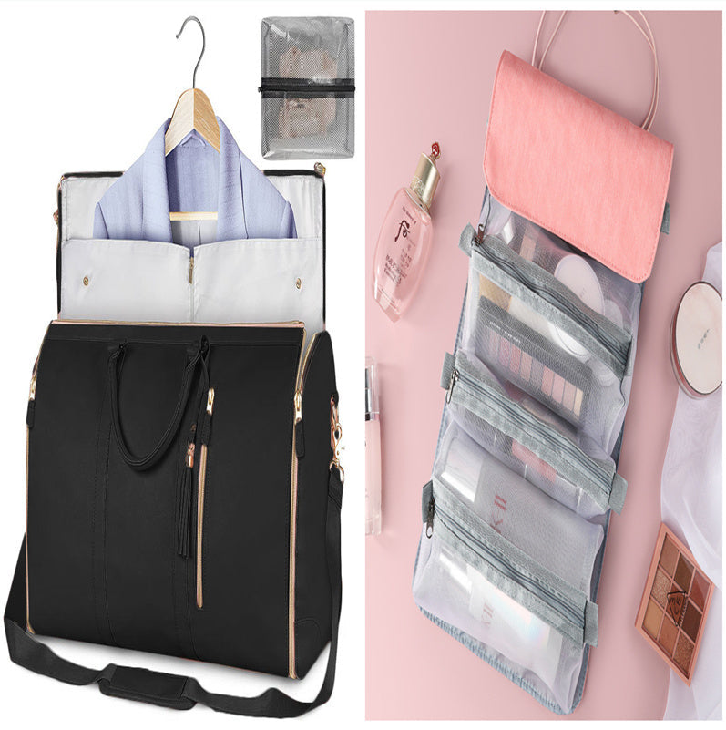 👜 Large Travel Duffle Bag – Waterproof Folding Suit & Clothes Tote CJ
