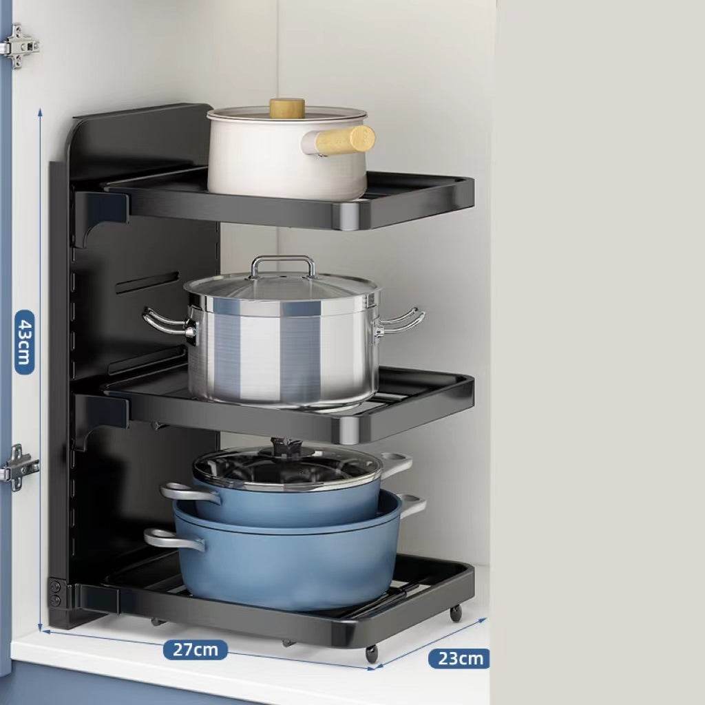 Multi-Layer Under Sink Kitchen Pot Rack - SmartPursue™