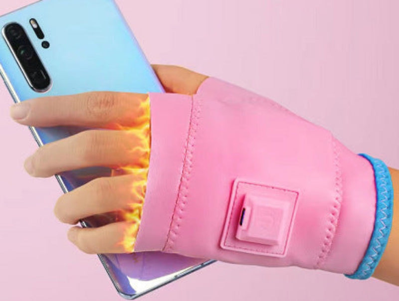 🧤 Smart Heating Gloves – Rechargeable Half-Finger Gloves Travel & Portable Gadgets
