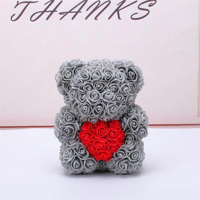Valentine Foam Forever Rose Teddy Bear - SmartPursue™