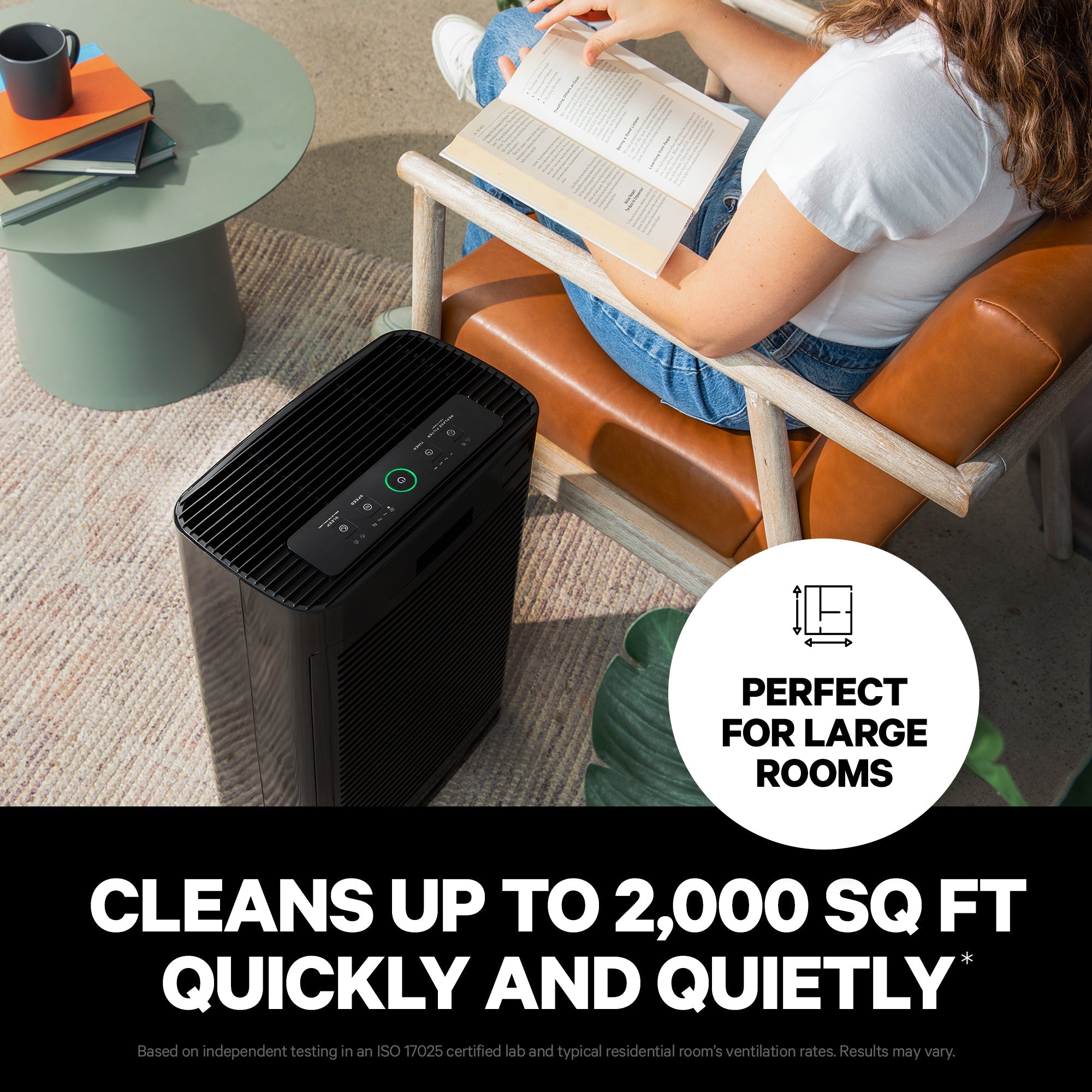 PuroAir 400 HEPA Air Purifier – Large Room Air Cleaner with HEPA Filter
