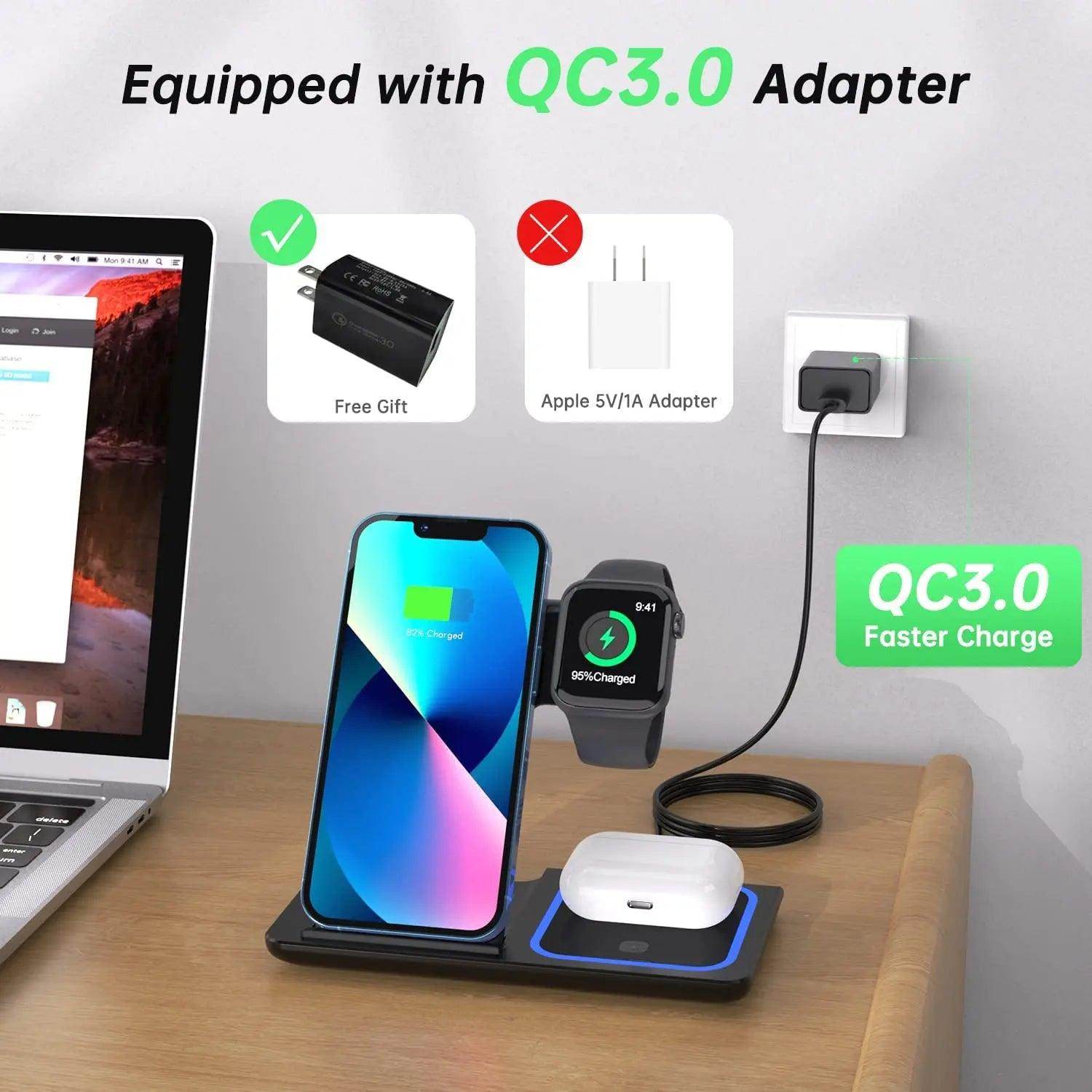 Wireless Charging Station Dock for iPhone - SmartPursue™